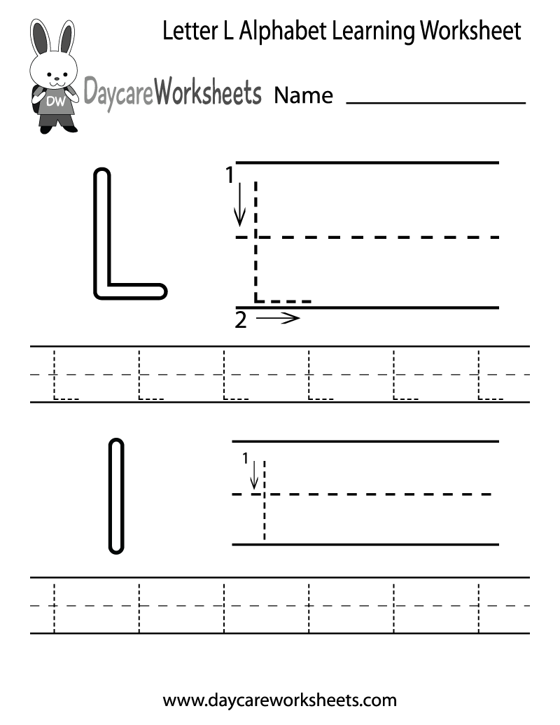 letter l tracing worksheets preschool name tracing generator free ...