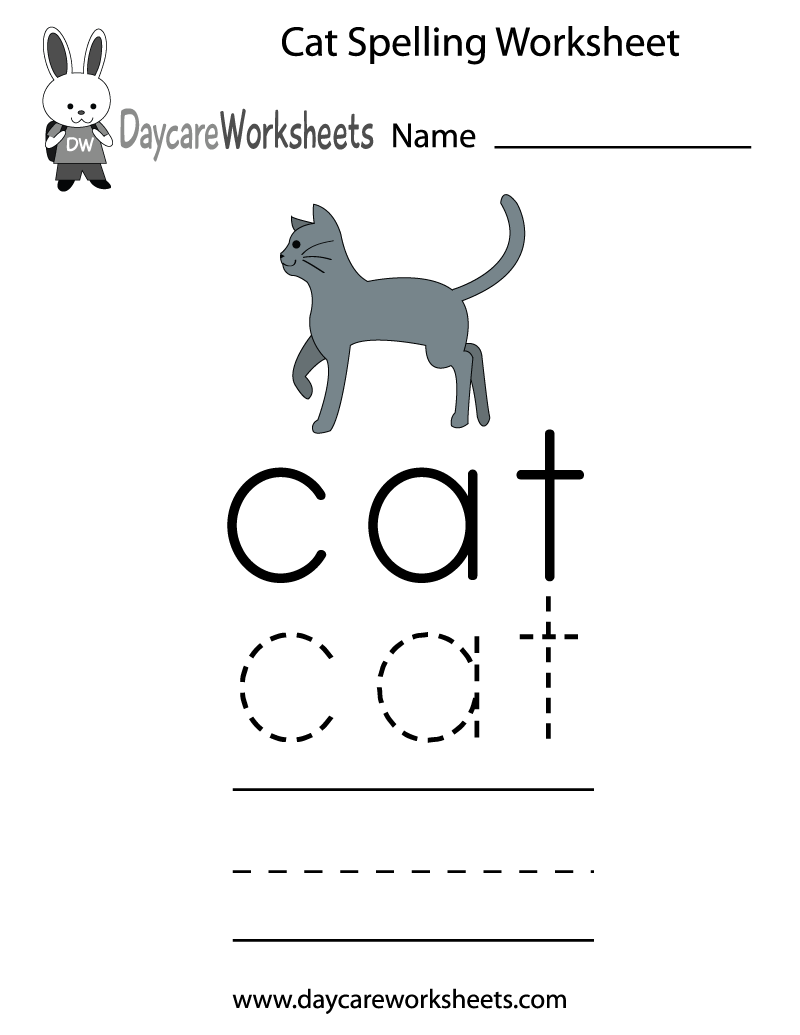free-preschool-cat-spelling-worksheet